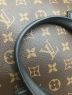 中古・古着 LOUIS VUITTON (ルイ ヴィトン) フラワー・ジップド トートMM ブラウン×ブラック：168000円