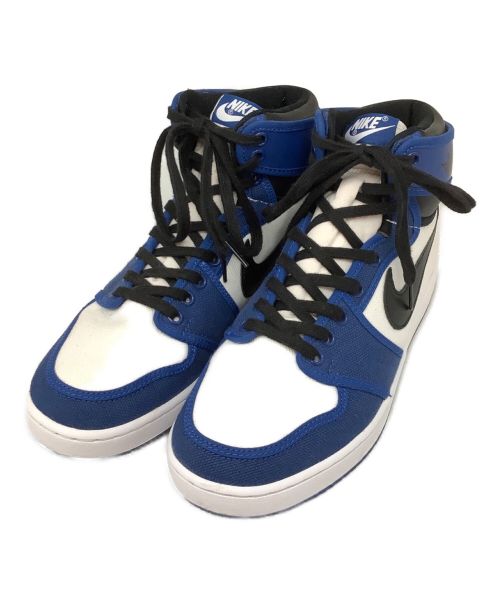 NIKE（ナイキ）NIKE (ナイキ) AIR JORDAN1 KO ブルー×ホワイト サイズ:ＵＫ　8/ＢＲ　40.5/㎝　27/ＥＵＲ　42.5の古着・服飾アイテム