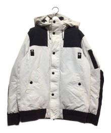 THE NORTH FACE×sacai（ザノースフェイス×サカイ）の古着「ボンバージャケット」｜ブラック×ホワイト