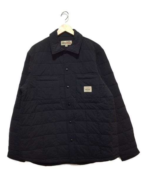 stussy（ステューシー）stussy (ステューシー) キルティングジャケット ブラック サイズ:Mの古着・服飾アイテム