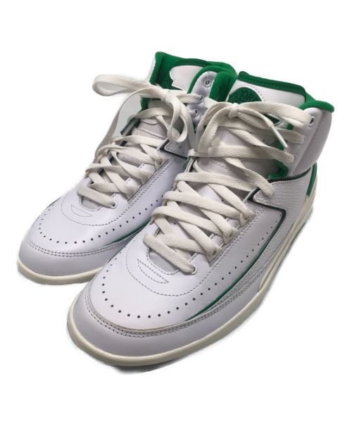 NIKE（ナイキ）NIKE (ナイキ) AIR JORDAN2 RETRO Lucky Green ホワイト×グリーン サイズ:26の古着・服飾アイテム