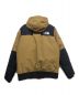 THE NORTH FACE (ザ ノース フェイス) ダウンジャケット サンドベージュ×ブラック サイズ:M：22000円