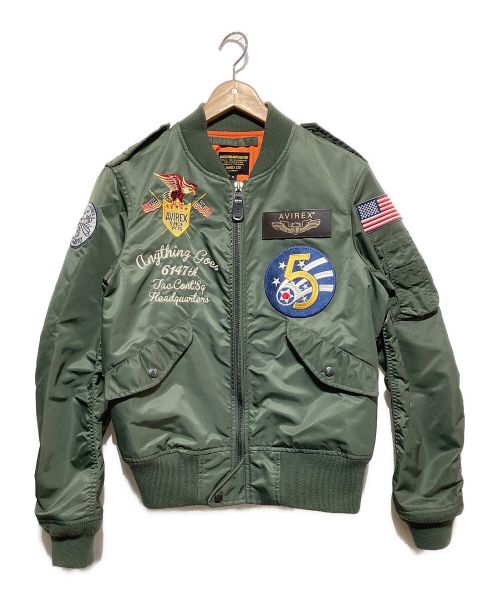 AVIREX（アヴィレックス）AVIREX (アヴィレックス) L-2 5th AIR FORCE カーキ サイズ:Mの古着・服飾アイテム