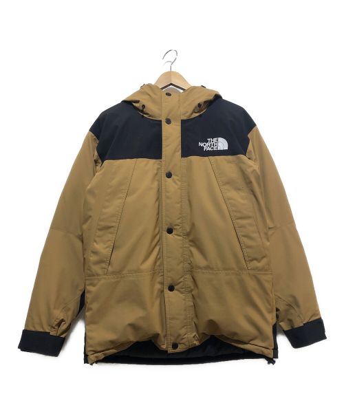 THE NORTH FACE（ザ ノース フェイス）THE NORTH FACE (ザ ノース フェイス) マウンテンダウンジャケット ベージュ×ブラック サイズ:Mの古着・服飾アイテム