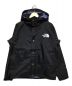 THE NORTH FACE（ザ ノース フェイス）の古着「マウンテンレインテックスジャケット」｜ブラック×パープル