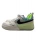 NIKE (ナイキ) AIR FORCE 1 REACT LOW ホワイト×グリーン サイズ:27.5：10000円