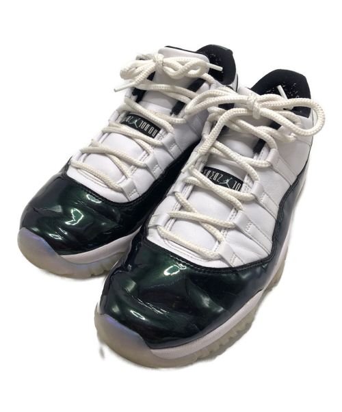 NIKE（ナイキ）NIKE (ナイキ) AIR JORDAN11 RETRO LOW ホワイト×ブラック サイズ:27.5cmの古着・服飾アイテム