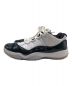 NIKE (ナイキ) AIR JORDAN11 RETRO LOW ホワイト×ブラック サイズ:27.5cm：9800円