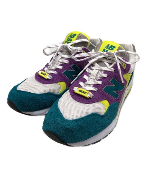 NEW BALANCE（ニューバランス）NEW BALANCE (ニューバランス) PALACE (パレス) スニーカー ホワイト×パープル サイズ:27.5の古着・服飾アイテム