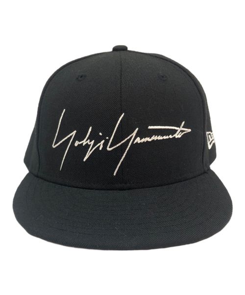 New Era（ニューエラ）New Era (ニューエラ) Yohji Yamamoto pour homme (ヨウジヤマモト プールオム) キャップ ブラック サイズ:57.7ｃｍの古着・服飾アイテム