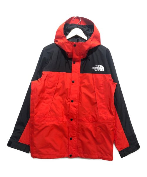 THE NORTH FACE（ザ ノース フェイス）THE NORTH FACE (ザ ノース フェイス) マウンテンライトジャケット レッド×ブラック サイズ:Mの古着・服飾アイテム