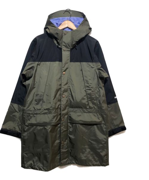 THE NORTH FACE（ザ ノース フェイス）THE NORTH FACE (ザ ノース フェイス) マウンテンレインテックスコート グリーン×ブラック サイズ:Sの古着・服飾アイテム