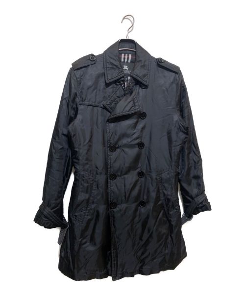 BURBERRY BLACK LABEL（バーバリーブラックレーベル）BURBERRY BLACK LABEL (バーバリーブラックレーベル) トレンチコート ブラック サイズ:Lの古着・服飾アイテム