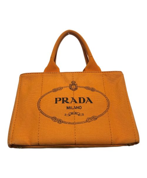 PRADA（プラダ）PRADA (プラダ) ハンドバッグ オレンジの古着・服飾アイテム