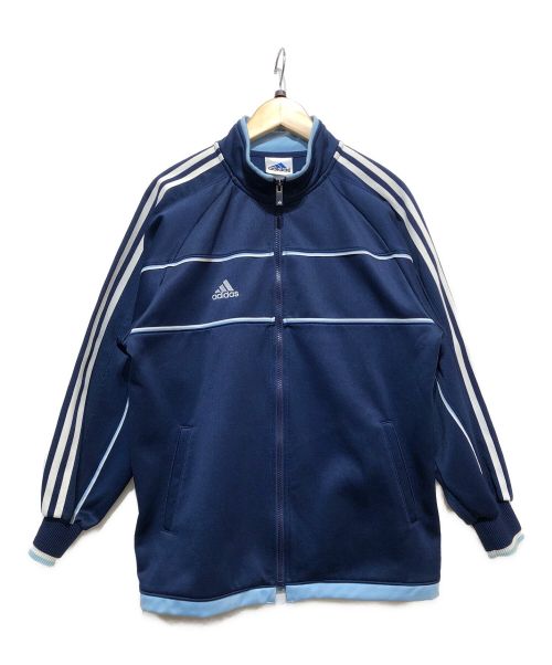 adidas（アディダス）adidas (アディダス) トラックジャケット ブルー×ネイビー サイズ:不明の古着・服飾アイテム