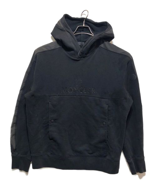 MONCLER（モンクレール）MONCLER (モンクレール) プルオーバーパーカー ブラック サイズ:XLの古着・服飾アイテム