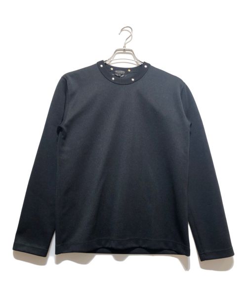 COMME des GARCONS HOMME PLUS（コムデギャルソンオムプリュス）COMME des GARCONS HOMME PLUS (コムデギャルソンオムプリュス) スタッズクルーネックカットソー ブラック サイズ:Sの古着・服飾アイテム