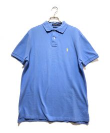 POLO RALPH LAUREN（ポロ・ラルフローレン）の古着「ワンポイントロゴポロシャツ」｜スカイブルー