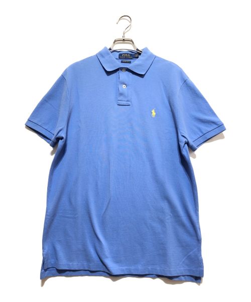 POLO RALPH LAUREN（ポロ・ラルフローレン）POLO RALPH LAUREN (ポロ・ラルフローレン) ワンポイントロゴポロシャツ スカイブルー サイズ:Mの古着・服飾アイテム