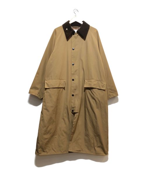 Barbour（バブアー）Barbour (バブアー) 別注オーバーサイズバーレイコート ブラウン サイズ:40の古着・服飾アイテム