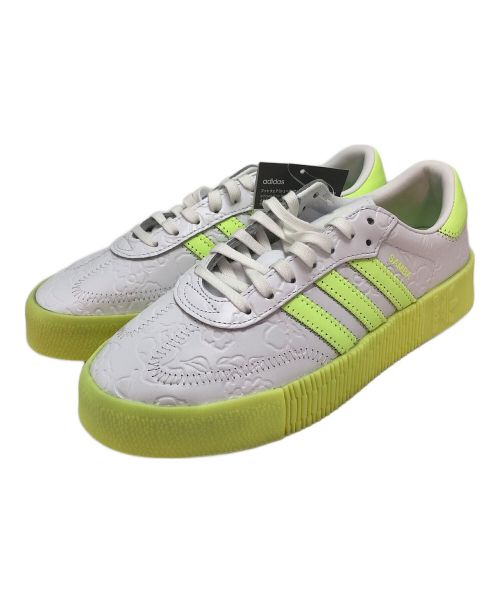 adidas（アディダス）adidas (アディダス) SAMBAROSE W ホワイト×グリーン サイズ:23.5cm 未使用品の古着・服飾アイテム