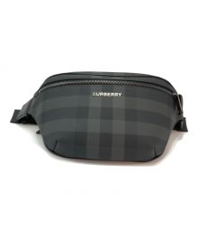 BURBERRY（バーバリー）の古着「ウエストバッグ」｜ブラック×グレー