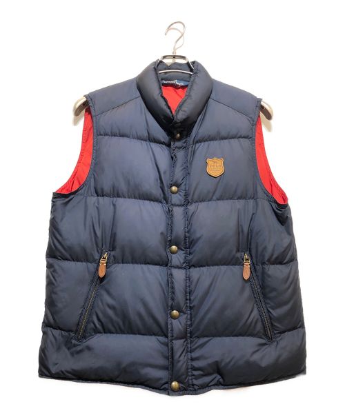 POLO RALPH LAUREN（ポロ・ラルフローレン）POLO RALPH LAUREN (ポロ・ラルフローレン) ダウンベスト ネイビー サイズ:LLの古着・服飾アイテム