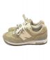 NEW BALANCE (ニューバランス) ローカットスニーカー ベージュ サイズ:26.5：17000円