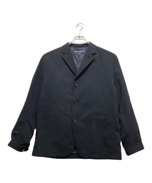 COMME des GARCONS HOMME（コムデギャルソン オム）COMME des GARCONS HOMME (コムデギャルソン オム) ウールトロ 3Bジャケット ブラック サイズ:XSの古着・服飾アイテム