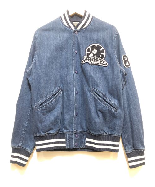 Hysteric Glamour（ヒステリックグラマー）Hysteric Glamour (ヒステリックグラマー) スタジャン ブルー サイズ:Lの古着・服飾アイテム