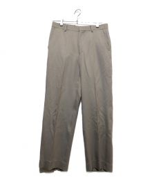 AURALEE（オーラリー）の古着「WOOL KID MOHAIR KERSEY SLACKS」｜ブラウン