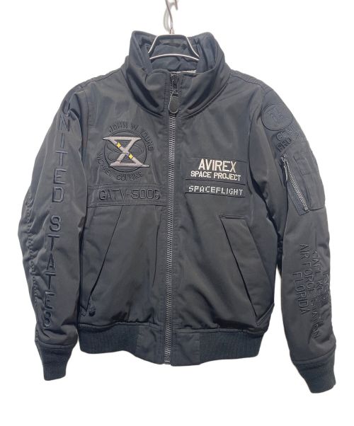 AVIREX（アヴィレックス）AVIREX (アヴィレックス) MA-1ジャケット ブラック サイズ:Sの古着・服飾アイテム