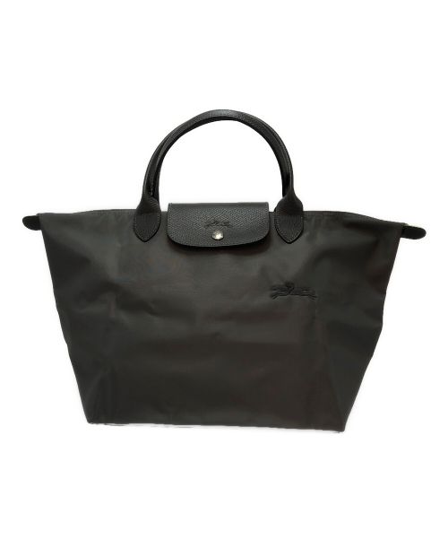 LONGCHAMP（ロンシャン）LONGCHAMP (ロンシャン) トップハンドルバッグ グレーの古着・服飾アイテム