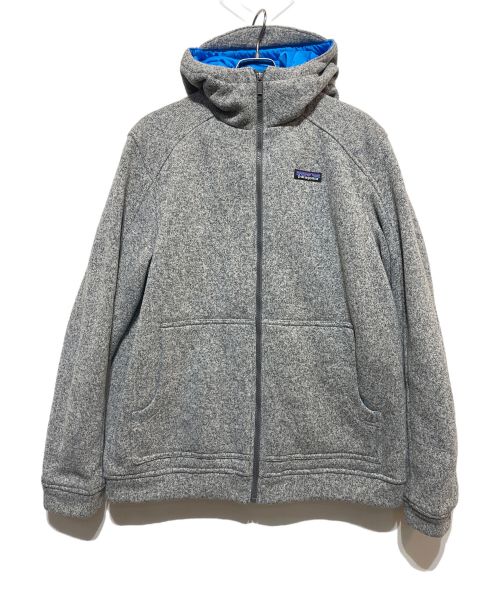 Patagonia（パタゴニア）Patagonia (パタゴニア) インサレーテッドベターセーターフーディ グレー×ブルー サイズ:Lの古着・服飾アイテム