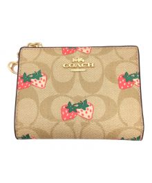 COACH（コーチ）の古着「2つ折り財布」｜ピンク