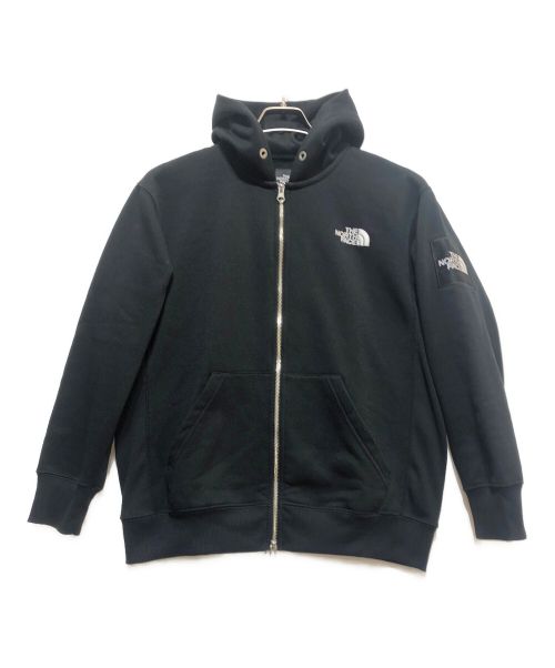 THE NORTH FACE（ザ ノース フェイス）THE NORTH FACE (ザ ノース フェイス) スクエアロゴフルジップパーカー ブラック サイズ:Sの古着・服飾アイテム