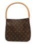 LOUIS VUITTON (ルイ ヴィトン) ショルダーバッグ/ルーピングMM ブラウン：90000円