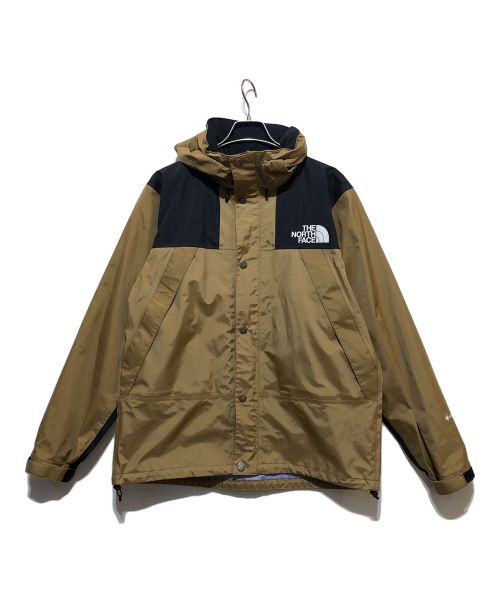 THE NORTH FACE（ザ ノース フェイス）THE NORTH FACE (ザ ノース フェイス) マウンテンレインテックスジャケット ブラウン×ブラック サイズ:Mの古着・服飾アイテム