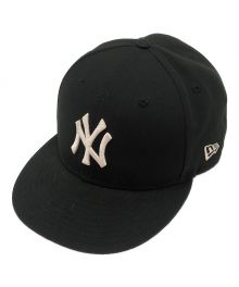 New Era（ニューエラ）の古着「キャップ」｜ブラック×イエロー