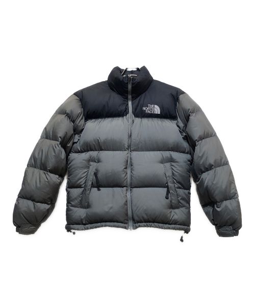 THE NORTH FACE（ザ ノース フェイス）THE NORTH FACE (ザ ノース フェイス) ヌプシダウンジャケット グレー×ブラック サイズ:Sの古着・服飾アイテム