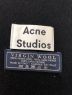 Acne studios (アクネ ストゥディオス) マフラー ブラック：6000円