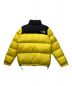 THE NORTH FACE (ザ ノース フェイス) ヌプシダウンジャケット ブラック×イエロー サイズ:L：13000円