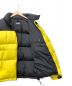 中古・古着 THE NORTH FACE (ザ ノース フェイス) ヌプシダウンジャケット ブラック×イエロー サイズ:L：13000円