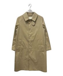 MACKINTOSH（マッキントッシュ）の古着「ゴム引きステンカラーコート」｜ベージュ