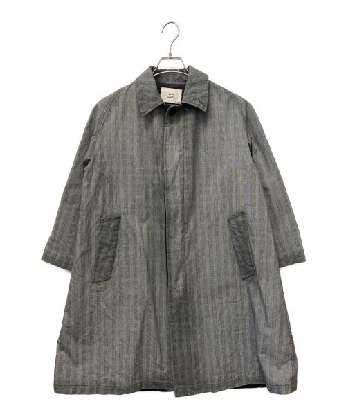 OUTIL（ウティ）OUTIL (ウティ) 比翼コート グレー サイズ:不明の古着・服飾アイテム