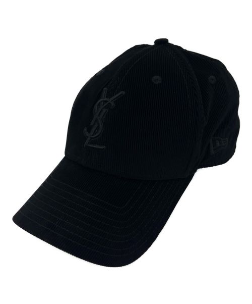 Saint Laurent x New Era（サンローラン × ニューエラ）Saint Laurent x New Era (サンローラン × ニューエラ) コーデュロイキャップ ブラック サイズ:56-62cm 未使用品の古着・服飾アイテム