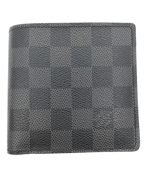 LOUIS VUITTON（ルイ ヴィトン）LOUIS VUITTON (ルイ ヴィトン) 2つ折り財布 ブラックの古着・服飾アイテム