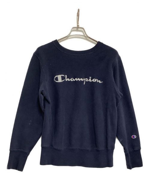 Champion REVERSE WEAVE（チャンピオン リバース ウィーブ）Champion REVERSE WEAVE (チャンピオンリバースウィーブ) クルーネックスウェット ネイビー サイズ:Mの古着・服飾アイテム