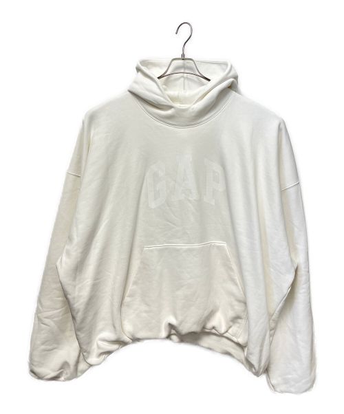 GAP（ギャップ）GAP (ギャップ) YEEZY (イージー) ロゴプリントフーディ ホワイト サイズ:XXLの古着・服飾アイテム