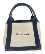 BALENCIAGAバレンシアガ）の古着「トートバッグ」｜ホワイト×ブラック